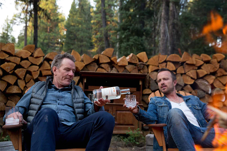 Bryan Cranston and Aaron Paul | Dos Hombres mezcal